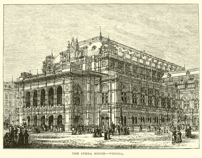 Opera, Wiedeń autorstwa American School