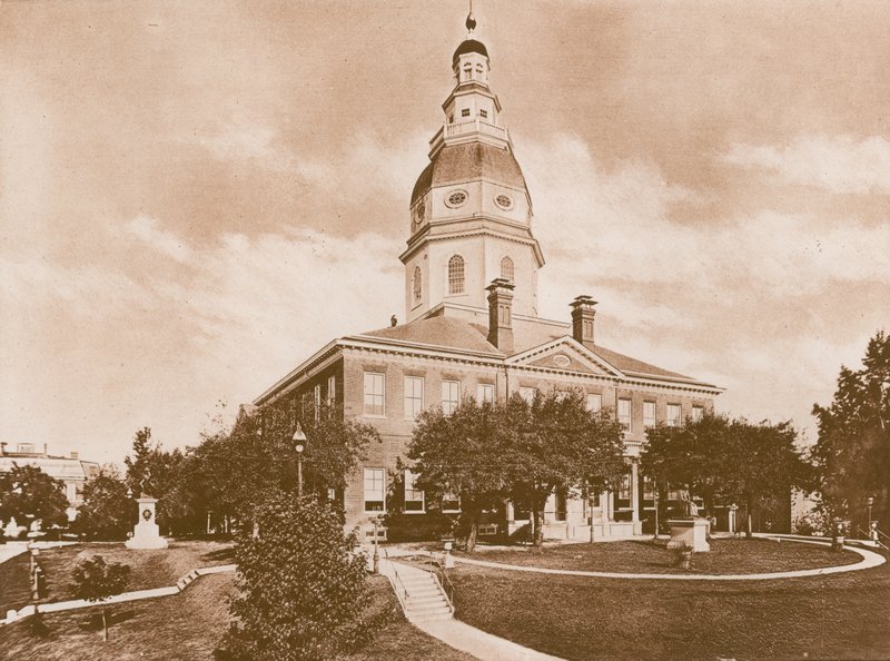 State House, Annapolis (fotograwiura) autorstwa American School