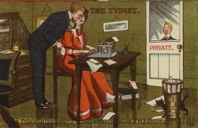 The Typist - maszyna do pisania oszczędza czas i sprawia, że praca staje się przyjemnością autorstwa American School