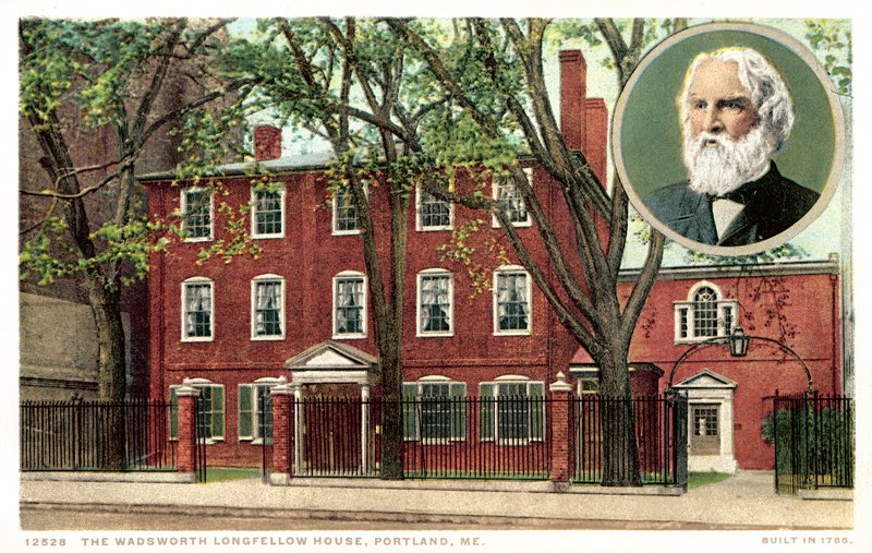 Wadworth Longfellow House, Portland, Maine autorstwa American School