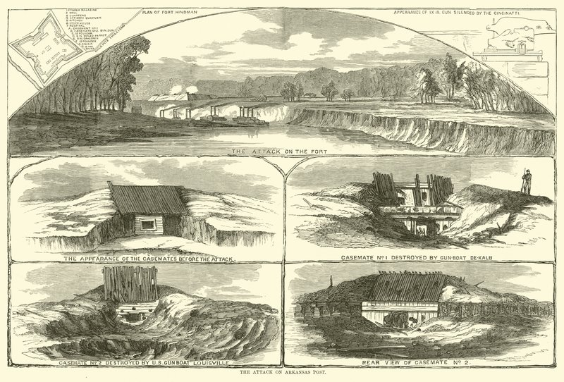 Atak na Arkansas Post, styczeń 1863 r. autorstwa American School