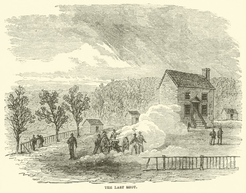 Ostatni strzał, kwiecień 1865 autorstwa American School