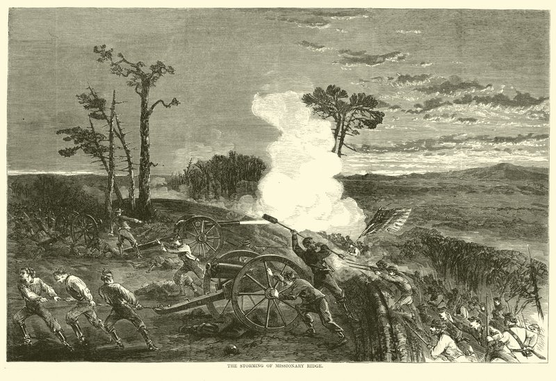 Szturm na Missionary Ridge, listopad 1863 autorstwa American School