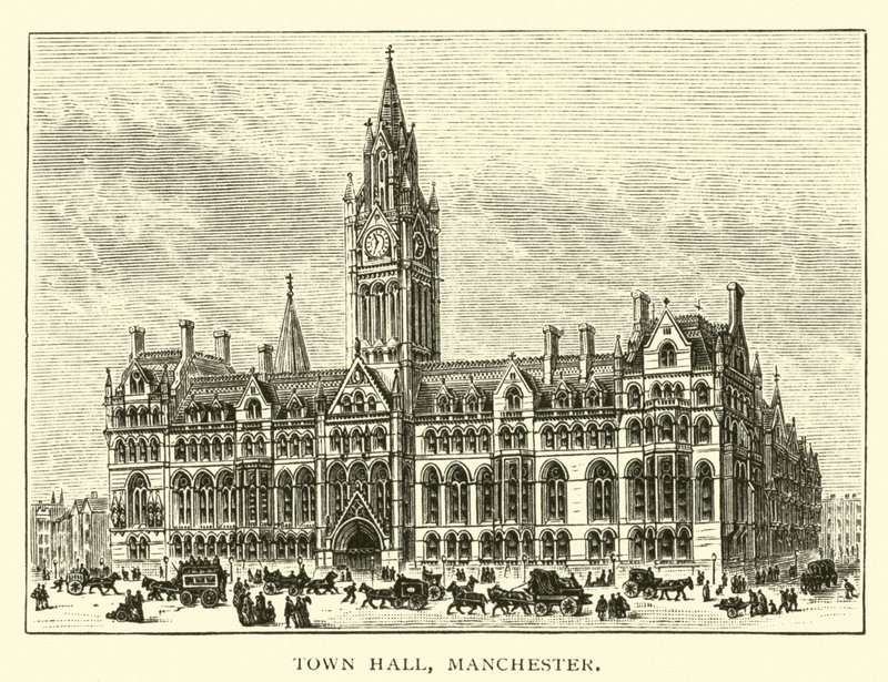 Ratusz, Manchester autorstwa American School