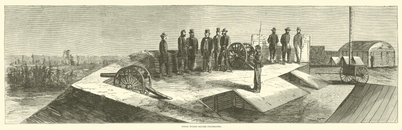 Związek działa przed Petersburgiem, październik 1864 autorstwa American School