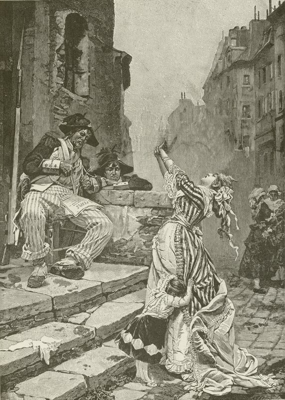 Ofiary rewolucji francuskiej, namalował Paul Svedonesky autorstwa American School
