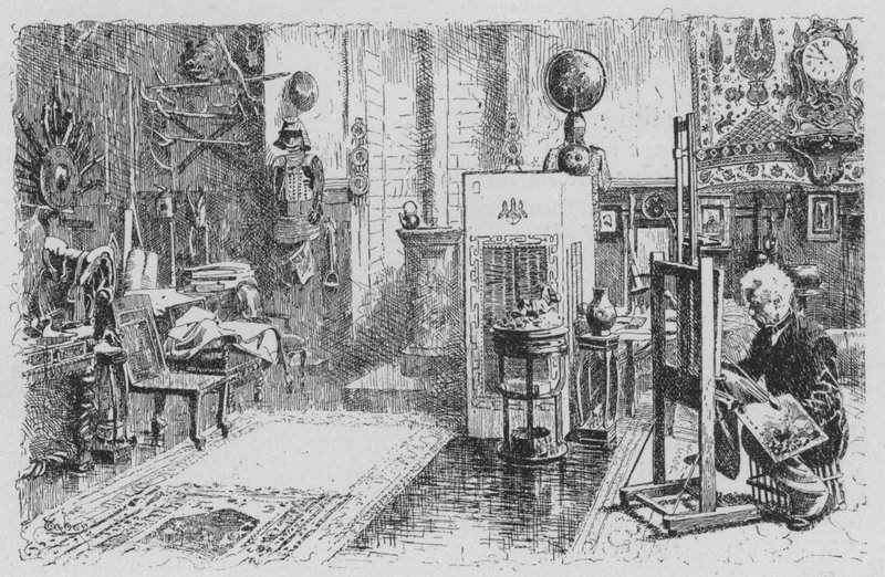 Widok atelier Gerome