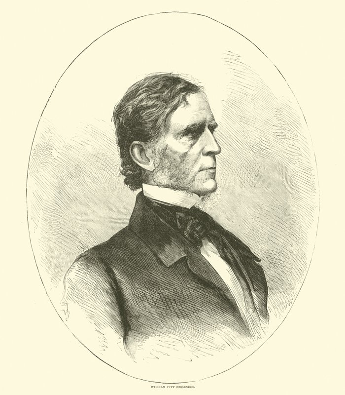 William Pitt Fessenden, kwiecień 1865 r autorstwa American School