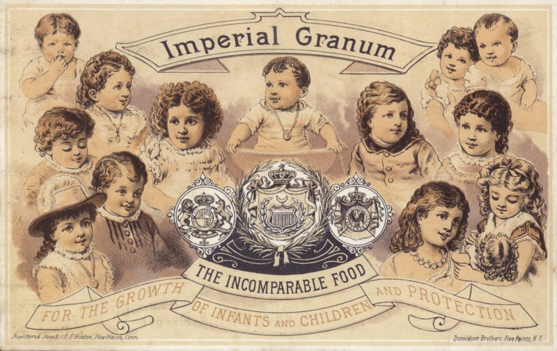 Małe dzieci reklamujące Imperial Granum autorstwa American School