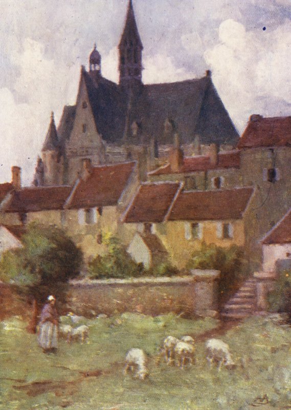 Montresor (kolorowa litografia) autorstwa Amy B. Atkinson