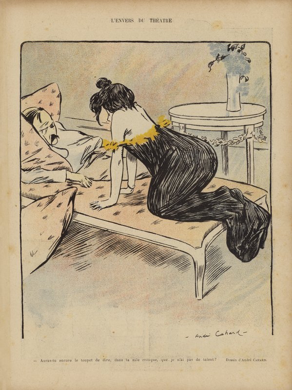 Ilustracja do Le Rire autorstwa Andre Philippe Adolphe Cahard