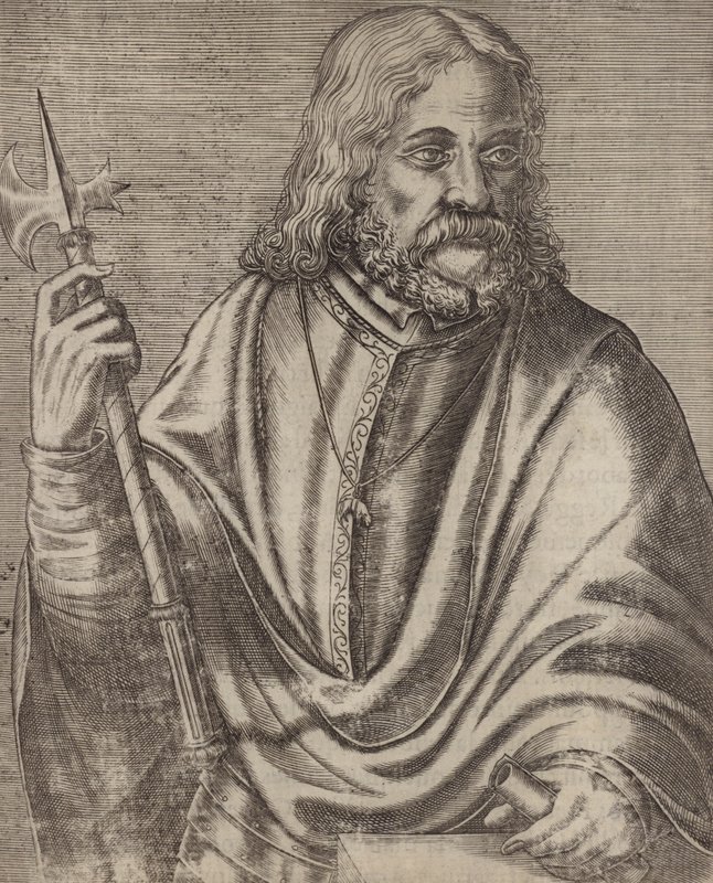 Gonzalo Fernandez de Cordoba, hiszpański generał autorstwa Andre Thevet