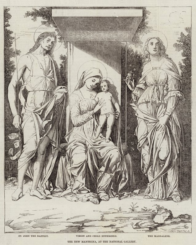 Nowa Mantegna, w Galerii Narodowej autorstwa Andrea Mantegna
