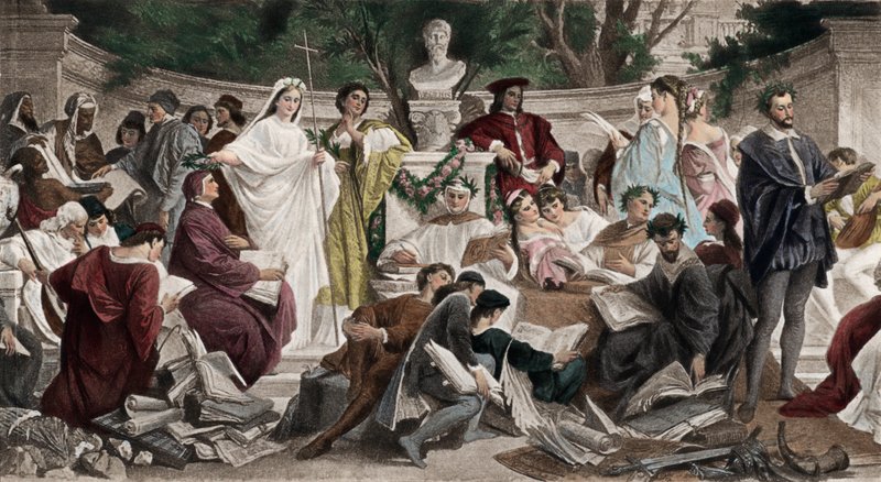 Złoty wiek Medici (fotograwiura kolorowa) autorstwa Andreas Johann Jacob Müller