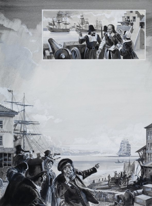 Scena w porcie autorstwa Andrew Howat