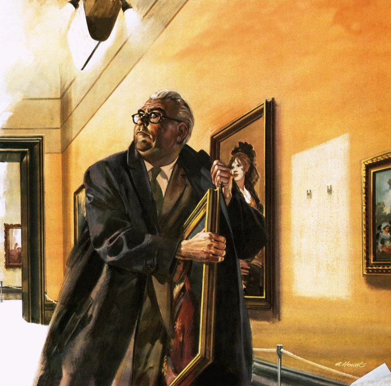 Taksówkarz kradnie portret Wellingtona autorstwa Goi autorstwa Andrew Howat
