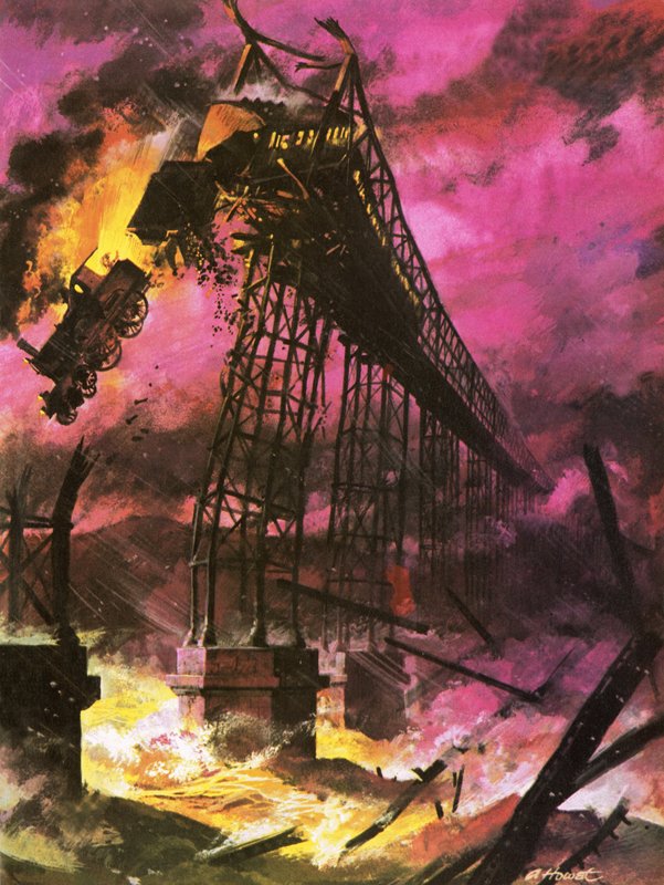 Katastrofa mostu Tay autorstwa Andrew Howat