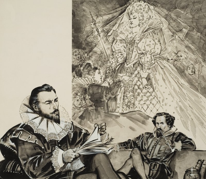 Faerie Queene (gwasz na papierze) autorstwa Angus McBride
