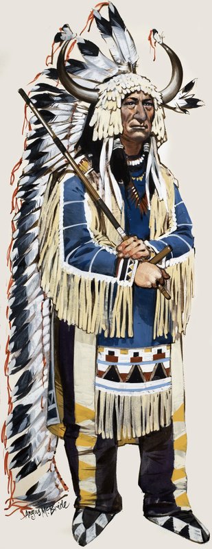 Wódz Indian autorstwa Angus McBride