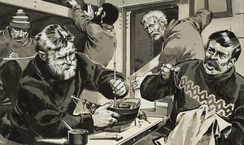 Keeping Yourself Busy (gwasz na papierze) autorstwa Angus McBride