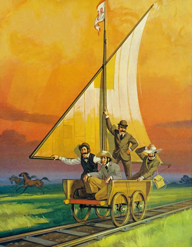 Żaglówka (kolorowa litografia) autorstwa Angus McBride