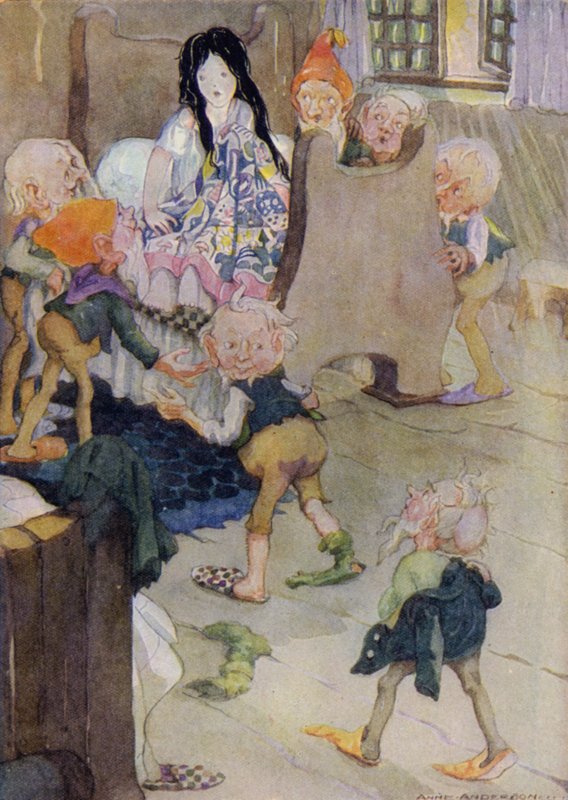 Mała Śnieżnobiała (kolor lito) autorstwa Anne (after) Anderson