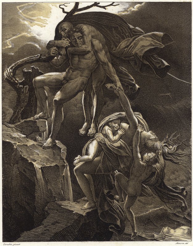 Scena du Deluge autorstwa Anne Louis Girodet de Roucy Trioson