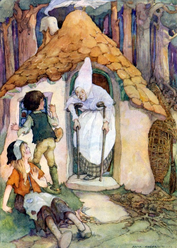 Jaś i Małgosia autorstwa Anne after Anderson