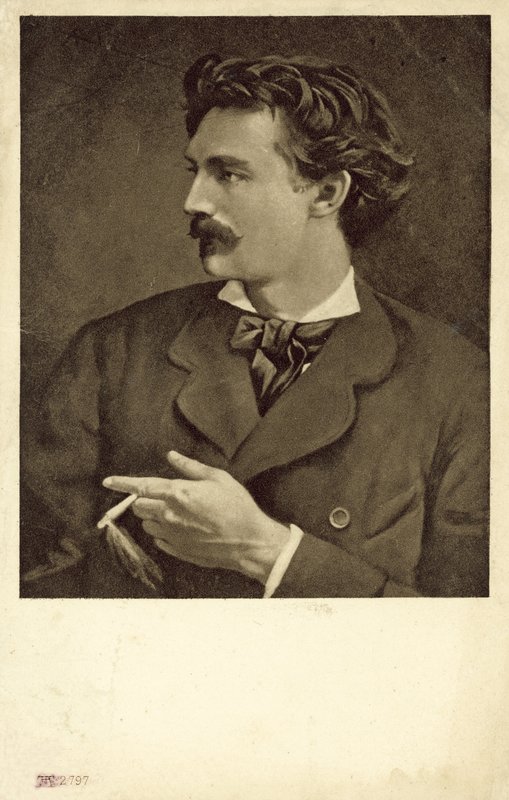 Autoportret Anselma Feuerbacha, niemieckiego artysty autorstwa Anselm Feuerbach
