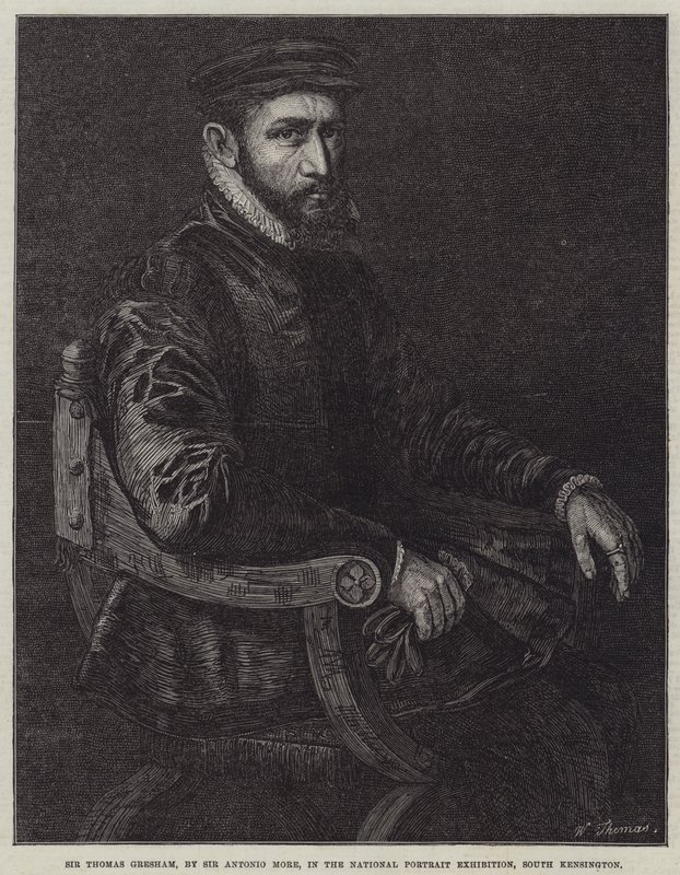 Sir Thomas Gresham autorstwa Anthonis van Dashorst Mor