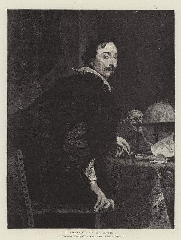 Portret artysty autorstwa Anthony van Dyck
