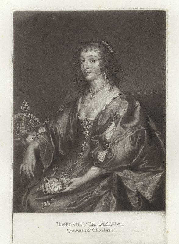 Henrietta Maria autorstwa Anthony van Dyck
