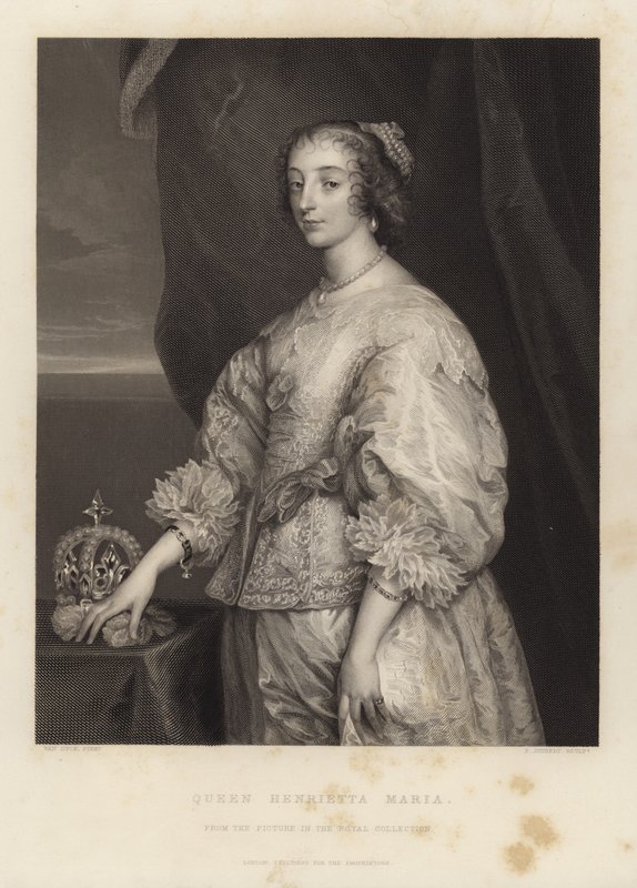 Henrietta Maria autorstwa Anthony van Dyck