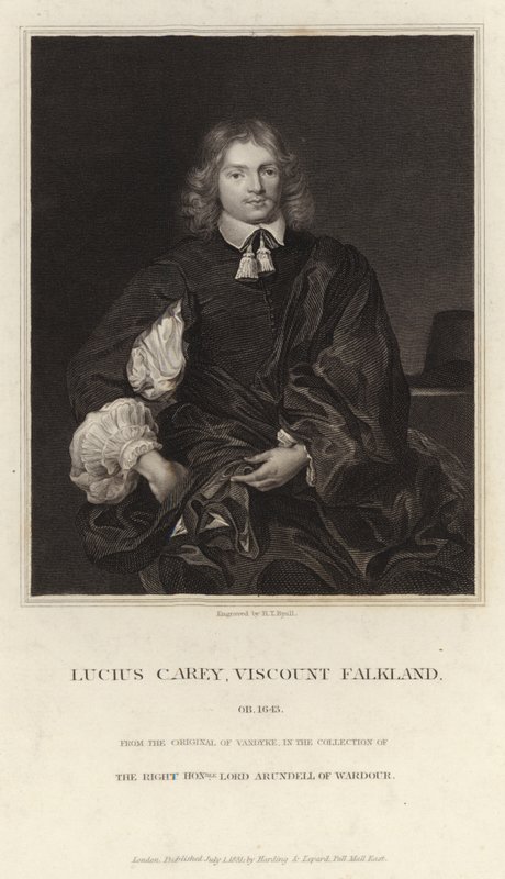Lucius Carey, wicehrabia Falkland, ob 1643 autorstwa Anthony van Dyck