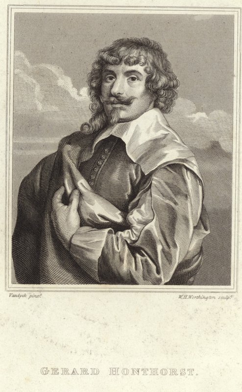 Portret Gerarda van Honthorsta autorstwa Anthony van Dyck