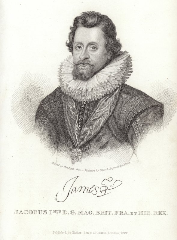 Portret Jakuba I z Anglii i Irlandii autorstwa Anthony van Dyck