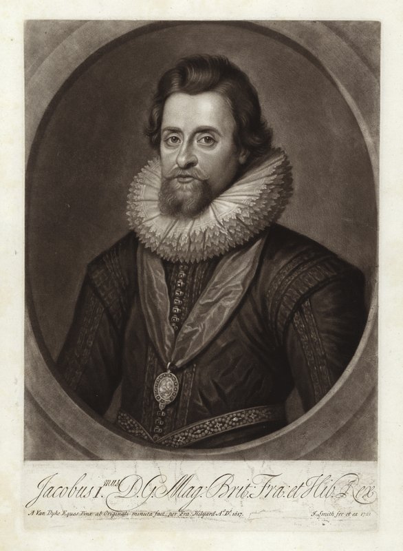 Portret króla Jakuba I autorstwa Anthony van Dyck