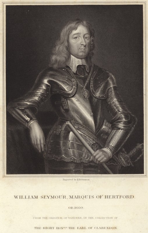 Portret Sir Williama Seymoura, księcia Somerset autorstwa Anthony van Dyck
