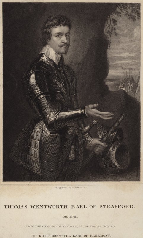 Portret Thomasa Wentwortha, hrabiego Strafford autorstwa Anthony van Dyck