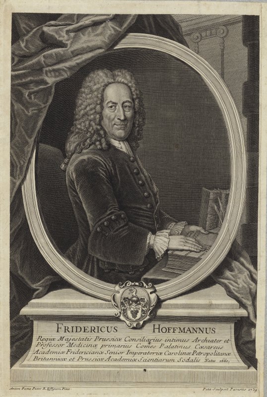 Friedricha Hoffmanna autorstwa Antoine Pesne