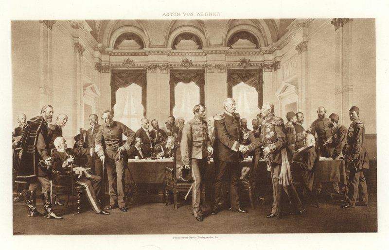 Kongres Berliński 1878 (fotograwiura) autorstwa Anton Alexander von Werner