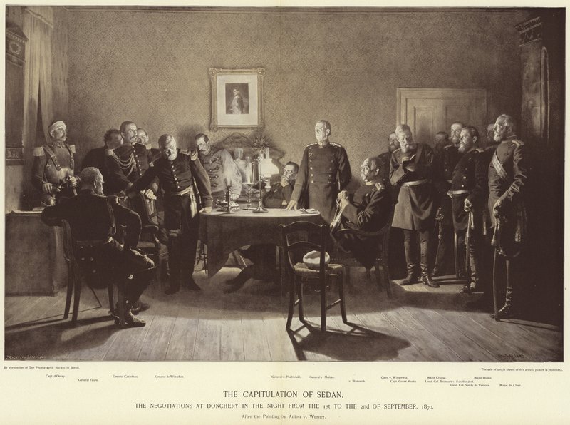 Kapitulacja Sedanu autorstwa Anton Alexander von Werner