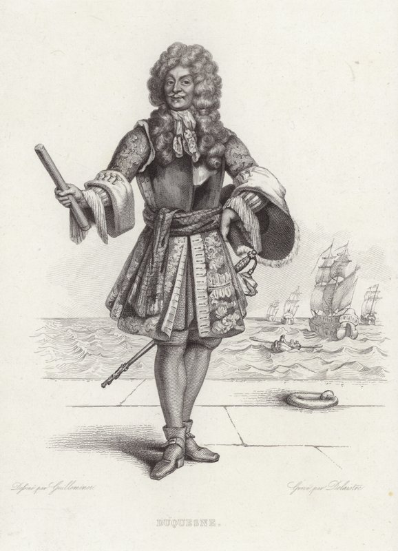Portret Abrahama Duquesne autorstwa Armand Guilleminot