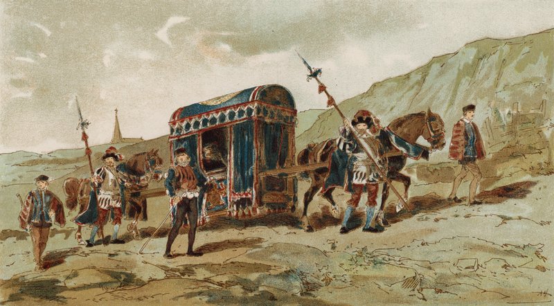 Ściółka dla koni, Holandia hiszpańska, XVI wiek autorstwa Armand Jean Heins