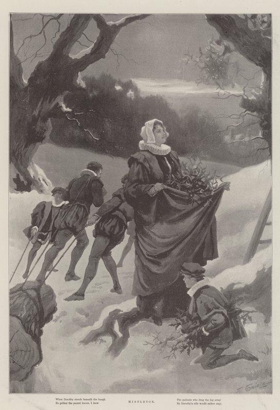 Jemioła autorstwa Arthur Twidle