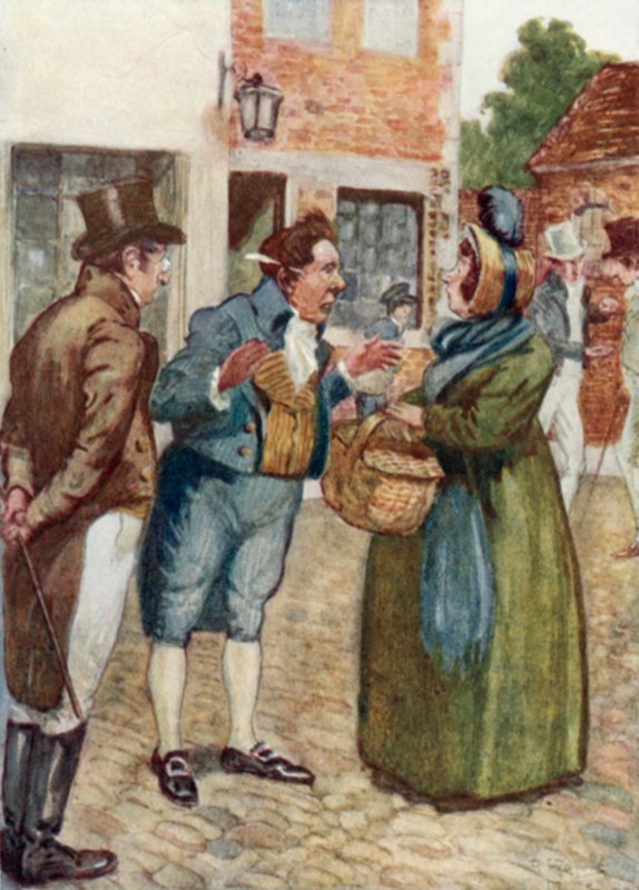 Ilustracja do Dumy i Uprzedzenia autorstwa Jane Austen autorstwa Arthur Wallis Mills