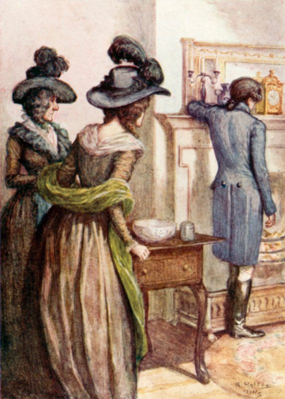 Ilustracja do Dumy i Uprzedzenia autorstwa Jane Austen autorstwa Arthur Wallis Mills