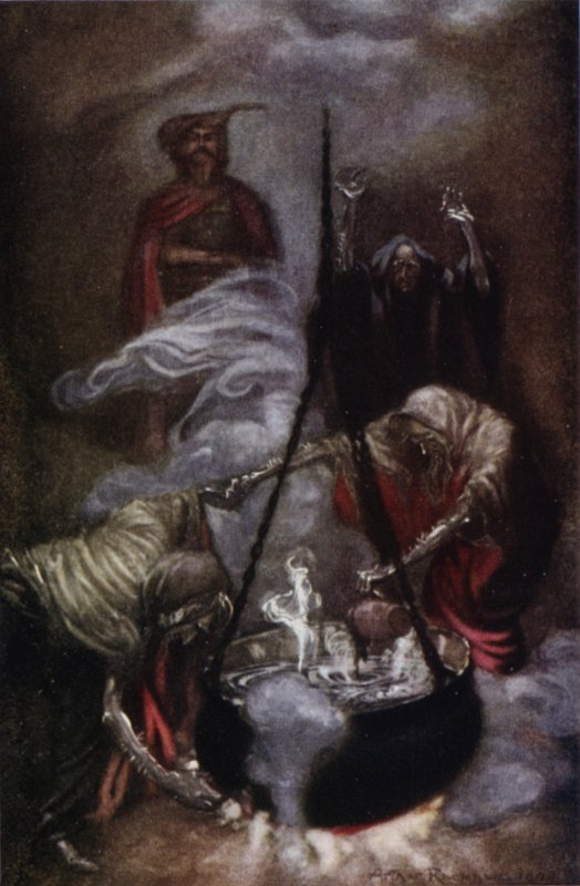 Makbet autorstwa Arthur Rackham