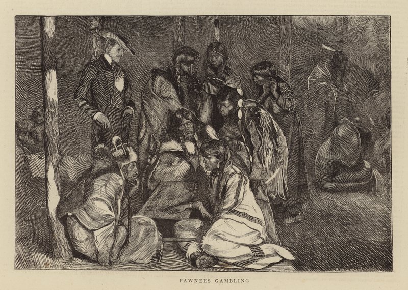 Pawnees Hazard autorstwa Arthur Boyd Houghton
