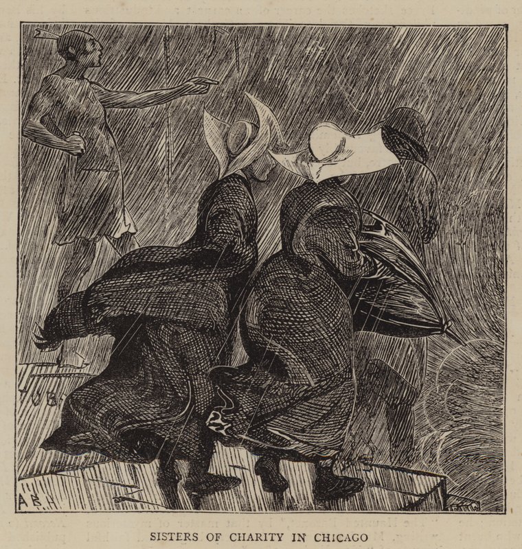 Siostry Miłosierdzia w Chicago autorstwa Arthur Boyd Houghton